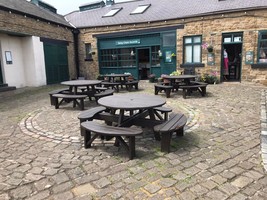 Elsecar Heritage Centre - Seating area near the front entrance 